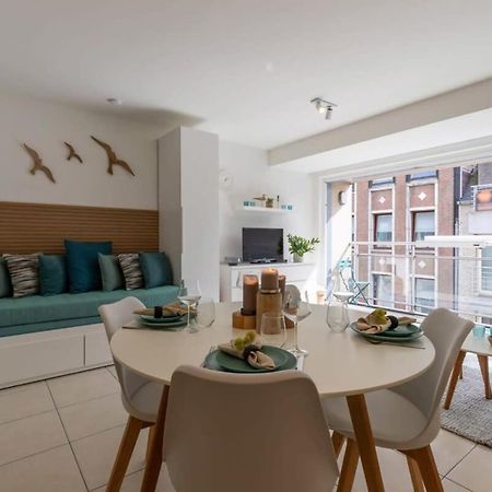 Апартаменты 'Blue Sea' - Studio In Ostend With Private Parking Экстерьер фото